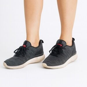 Levi's Men's Charcoal Knit Sneakers Size 10.5